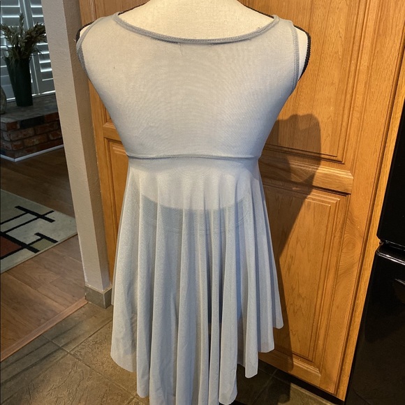 Beautiful Custom-Made Gray Costume by Showtime Creations...Girls Size 12 - Picture 3 of 4